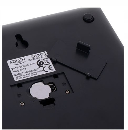 ADLER Waga kuchenna - do 10kg AD 3171