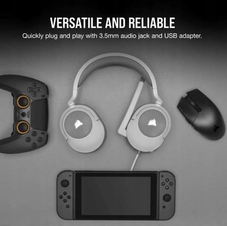 CORSAIR Słuchawki HS55 Surround White