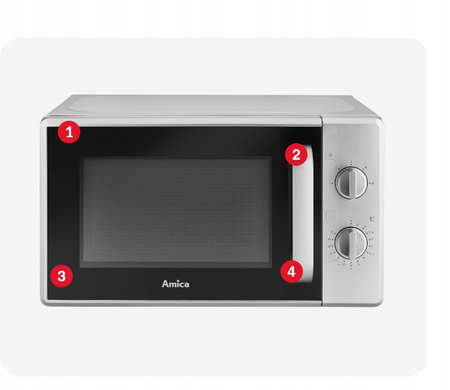 Kuchnia mikrofalowa AMICA AMMF20M1S