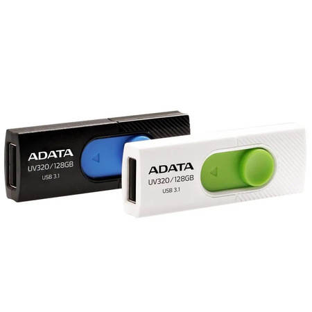 ADATA Pendrive UV320 64GB USB3.2 biało-zielony
