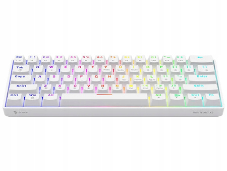 Klawiatura mechaniczna Whiteout X2, Brown Outemu,