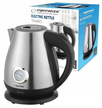 Czajnik elektryczny z termometrem Thames 1.7L Inox