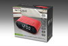 Radiobudzik Muse M-10 RED FM