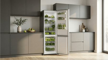 Lodówka Kernau KFRC 18164.1 NF IX 186cm 5 lat gwarancji