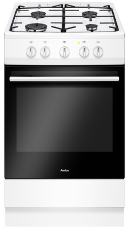 AMICA Kuchnia gazowa 57GGS1.23OFP(W) PIEKARNIK GAZOWY