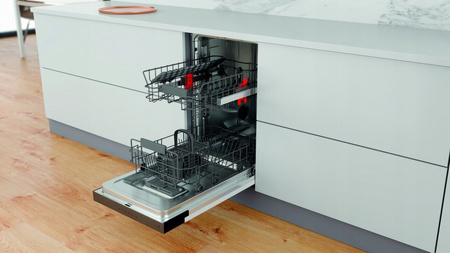 Zmywarka do zabudowy 45 WHIRLPOOL WSBC3M27X 6zmysł MultiZone