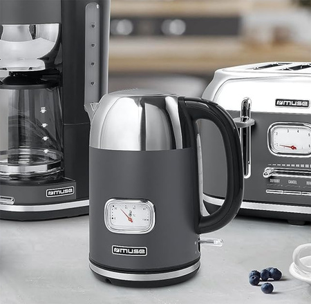 Czajnik elektryczny Muse MS-020DG srebrny/szary