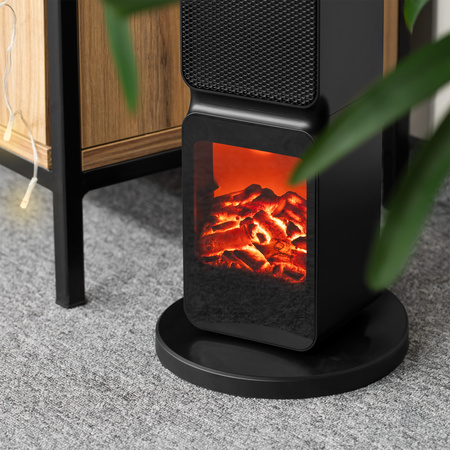 Grzejnik PTC Teesa TSA8062 imitacja kominka wentylator kolumnowy