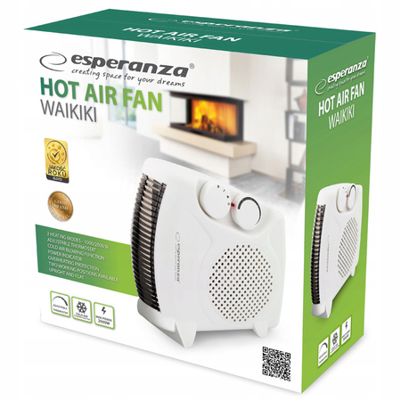 TERMOWENTYLATOR ESPERANZA WAIKIKI 1000/2000W