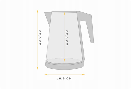 Czajnik elektryczny Kernau KSK 101 Champagne