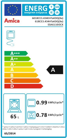 Kuchnia ceramiczna AMICA  618CE3.434HTaKDQXx