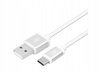 TB Kabel USB-USB C 2m srebrny sznurek