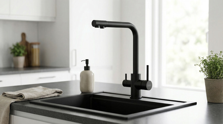 BATERIA TRÓJDROŻNA ACTEA KWT 46 MATT BLACK KERNAU