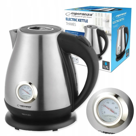 Czajnik elektryczny z termometrem Thames 1.7L Inox