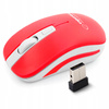 MYSZ BEZPRZEWODOWA 2.4GHz URANUS CZERWONO/BIAŁA