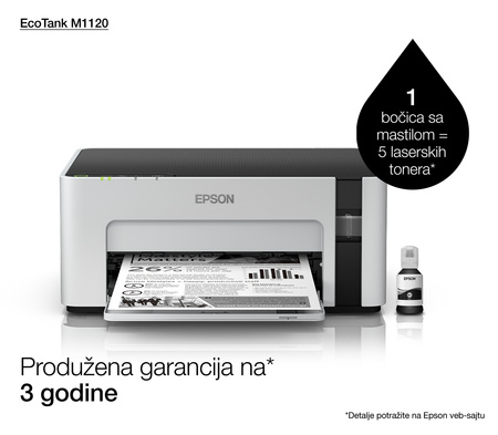 Drukarka atramentowa Epson M1120 WiFi EcoTank