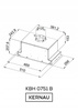 Okap wkład Kernau KBH 0751 B