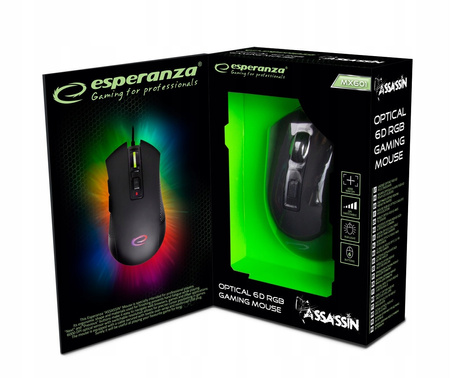 Mysz przewodowa dla graczy 6d opt. usb mx601