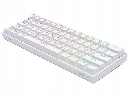 Klawiatura mechaniczna Whiteout X2, Red Outemu,