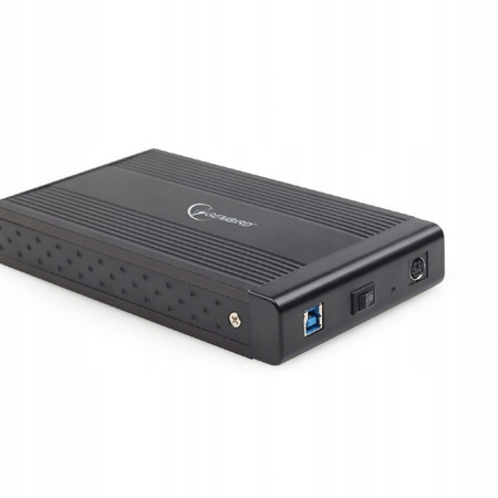 GEMBIRD Obudowa zewnętrzna 3.5 USB 3.0 Czarna