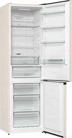 Lodówka wolnostojąca GORENJE NRK6202AC4 beżowa 200cm