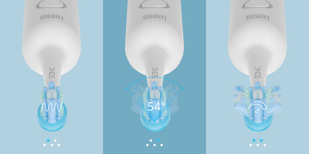 Soniczna szczoteczka do zębów Teesa Sonic Elite biała