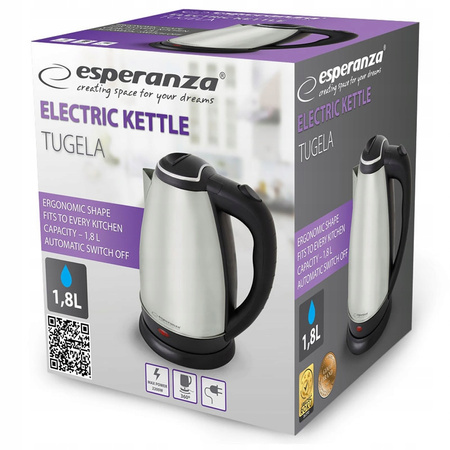 ESPERANZA Czajnik elektryczny Tugela 1.8L inox