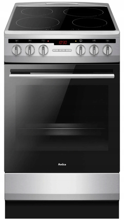 Kuchnia indukcyjna AMICA 57IE3.323HTAD(XV) Termoobieg 50 cm Inox