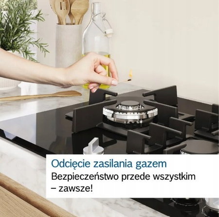 Płyta gazowa BOSCH PCQ7A5I90 75 cm