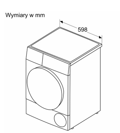 Suszarka do ubrań BOSCH WQG233DNPL