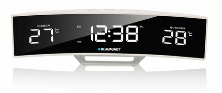BLAUPUNKT Radiobudzik CR12WH FM Alarm Temperatura