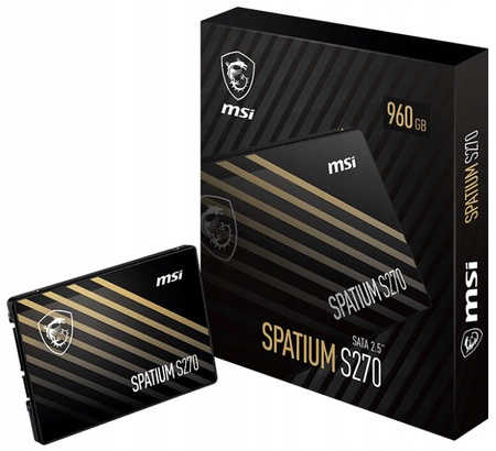 MSI Dysk SSD SPATIUM S270 960GB 2,5 cala SATA3 500