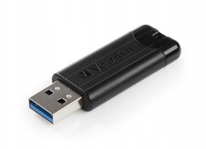 Pendrive VERBATIM PinStripe USB 3.0 Drive 16GB Black