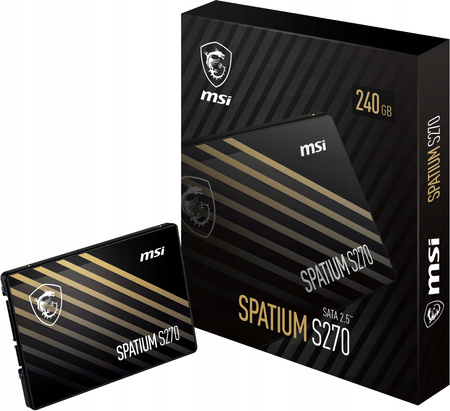 MSI Dysk SSD SPATIUM S270 240GB 2,5 cala SATA3 500