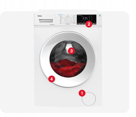 AMICA Pralka WA5S714ALiSH