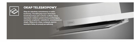 Okap teleskopowy Kernau KTH 10.151.1 B