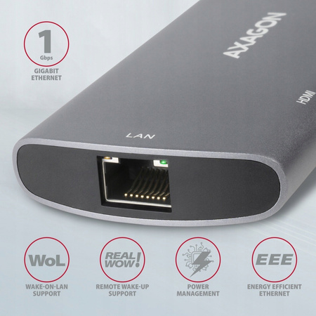 HMC-6M2 Wieloportowy hub USB-C 3.2 Gen 1, slot++++