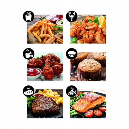 DEKRAFT Frytkownica Beztłuszczowa 10,2L 2 Komory XXL Air Fryer AF6001-MAX