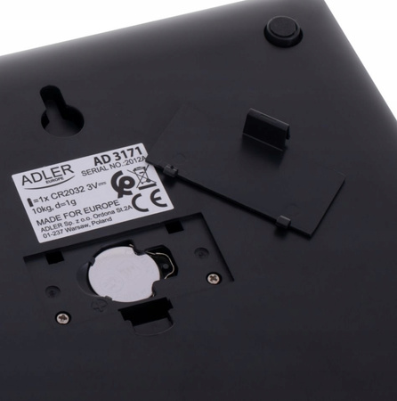 ADLER Waga kuchenna - do 10kg AD 3171