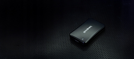 Dysk SSD HX200 1TB USB-C+A 1500/1400MB/s czarny