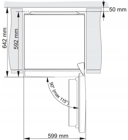 Lodówka Gorenje NRK6192ABK4 szklana