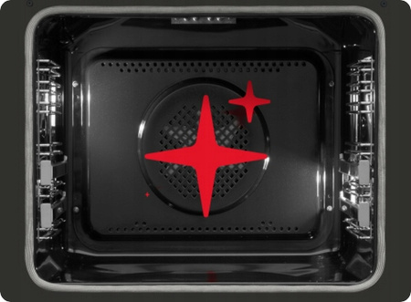 AMICA Kuchnia ceramiczna 57CE3.315HTa(Bm) 50CM CZARNA