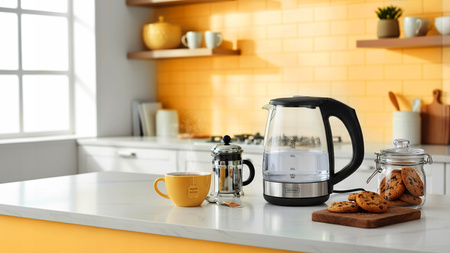 Czajnik elektryczny Kernau MOCNY 2200W 1,7L Regulacja temperatury Szklany