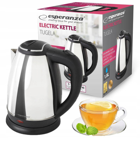 ESPERANZA Czajnik elektryczny Tugela 1.8L srebrny