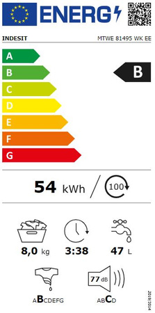 Pralka Indesit MTWE 81495 WK EE