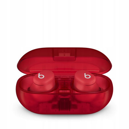Słuchawki Beats Solo Buds przezroczysta czerwień