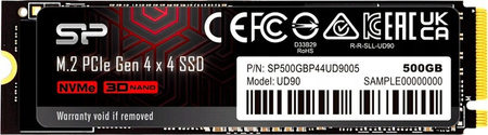 Dysk SSD UD90 500GB PCIe M.2 2280 NVMe Gen 4x4