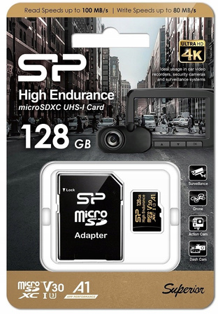 Karta pamięci microSDXC High Endurance 128GB V30+