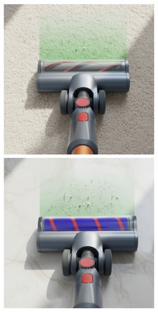 ODKURZACZ DEKRAFT BEZPRZEWODOWY PIONOWY RĘCZNY 3w1 F16 PRO ELEKTROSZCZOTKA 70min