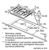 Płyta gazowa BOSCH PCQ7A5I90 75 cm